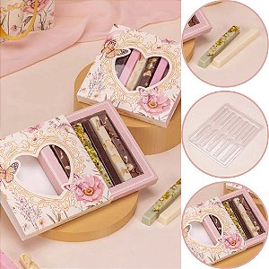 10 CAIXA P/ PALITOS CHOCOLATE C/ FORMA 5954 DOLCE VITA ( MÃES JANGO 2026 ) 5887