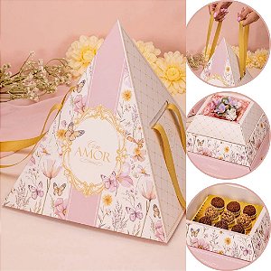 5 CAIXA PIRÂMIDE 31,5X27X27cm 5883 DOLCE VITA ( MÃES JANGO 2026 )