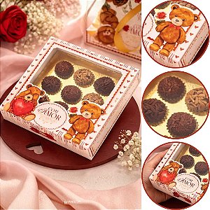 10 CAIXA P/9 DOCES C/ BERÇO 5X17X17CM 5957 DOLCE AMORE ( NAMORADOS JANGO 2026 ) 5878