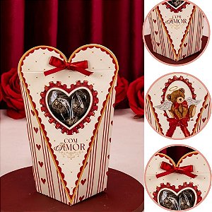 10 CAIXA LEMBR 20X8,7X6,2CM C/ VISOR 5874 DOLCE AMORE ( NAMORADOS JANGO 2026 )