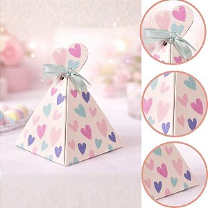 10 CAIXA PARA DIA DAS MÃES PIRÂMIDE AMOR EM CORES 4377 ( DIA DAS MÃES IDEIA 2026 ) OUTLET