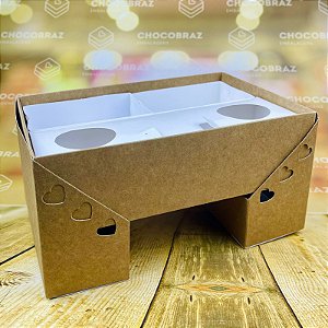 05 KIT CAIXA MESINHA FONDUE KRAFT ( KB ) ( DIA DOS NAMORADOS IDEIA 2026 ) OUTLET