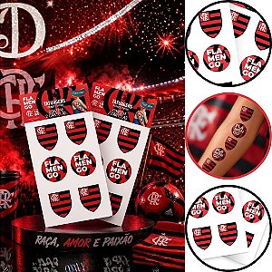 12 TATUAGEM DE PELE FLAMENGO ( FESTCOLOR)
