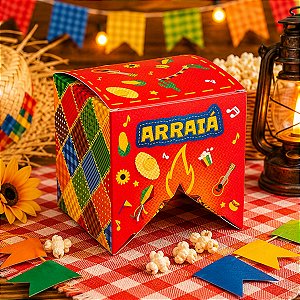 10 CAIXA BANDEIROLA NOSSO ARRAIA 6020 IDEIA ( FESTA JUNINA 2026 )
