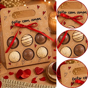 10 MALETA BLISTER (06 DOCES) AMOR DOCE 4541 ( DIA DOS NAMORADOS IDEIA 2026 ) OUTLET
