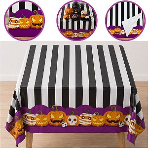 10 TOALHAS PARA MESA FESTA HALLOWEEN LISTAS 78X78 INOVE