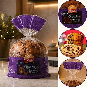 50 SACOS P/ CHOCOTONE PADARIA 500g 25X35CM (GOODPACK)