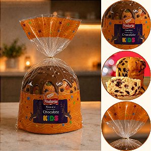 50 SACOS P/ PANETONE PADARIA 500g 25X35CM (GOODPACK)