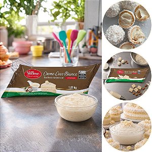 RECHEIO ARTESANAL CREME COCCO BIANCO 1,01KG VABENE ALIMENTO