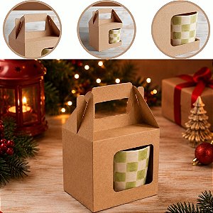 10 CAIXA MALETA P/ CANECA NATAL 11X8X10 6363 ( NATAL IDEIA 2026 )