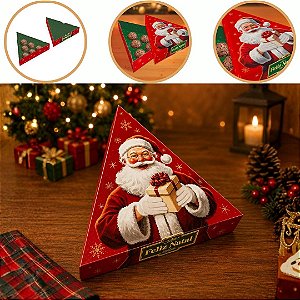 10 CAIXA P/ 6 DOCES ARVORE DE NATAL 17X17X4 6162 ( NATAL IDEIA 2026 )