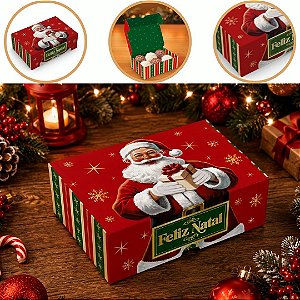 10 CAIXA P/ 6 DOCES DE NATAL 12X8X4 6173 ( NATAL IDEIA 2026 )