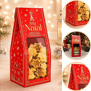 10 SACO LEMBRANCINHA C/ VISOR P 8X7X19 BRILHOS DE NATAL 6223 ( NATAL IDEIA 2026 )