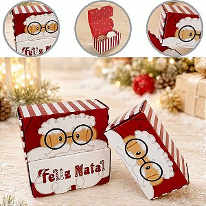 10 CAIXA P/ 2 DOCES DE NATAL 8X4X4 DIVERTIDO 6251 ( NATAL IDEIA 2026 )