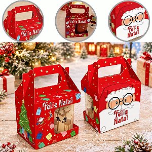 10 CAIXA MALETA P/ CANECA NATAL 11X8X10 DIVERTIDO 6257 ( NATAL IDEIA 2026 )
