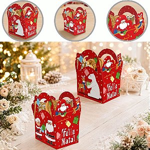 10 CACHEPOT P/ PRESENTE NATAL C/ ALÇA 12X9X16 DIVERTIDO 6259 ( NATAL IDEIA 2026 )