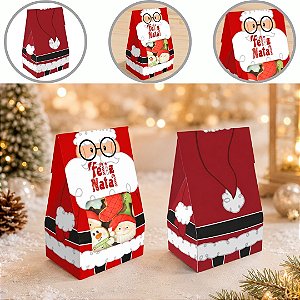 10 SACO LEMBRANCINHA NATAL C/ VISOR PP 7X5X12 DIVERTIDO 6265 ( NATAL IDEIA 2026 )