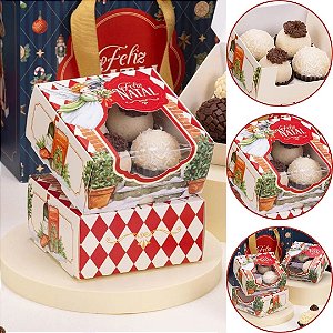 10 CAIXA COM VISOR PARA 4 DOCES MEMÓRIAS 6064 (JANGO NATAL 2026)