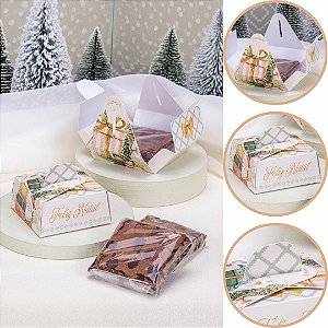 10 CAIXA PARA BROWNIE 7x7cm ACREDITAR 6246 (JANGO NATAL 2026)