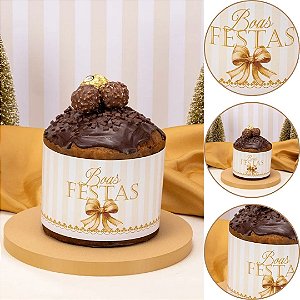 10 CINTA PARA PANETONE 500g ILUMINAR 6463 (JANGO NATAL 2026)