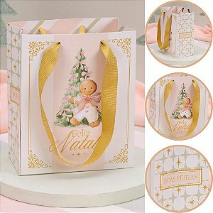 10 MINI SACOLA 16x7x13CM CUIDADO 5994 (JANGO NATAL 2026)