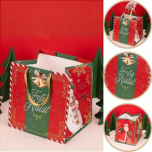 10 SACOLA GRANDE 27X23X26CM GRATIDÃO 5976 (JANGO NATAL 2026)