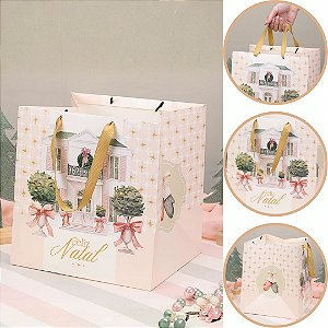 10 SACOLA GRANDE 27X23X26CM CUIDADO 5975 (JANGO NATAL 2026)