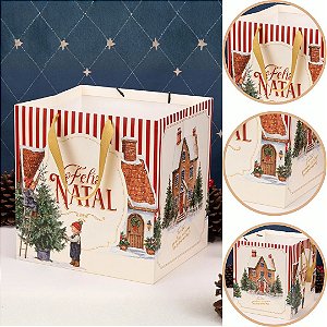 10 SACOLA GRANDE 27X23X26CM MEMÓRIAS 5977 (JANGO NATAL 2026)