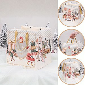 10 SACOLA GRANDE 27X23X26CM ACREDITAR 5974 (JANGO NATAL 2026)