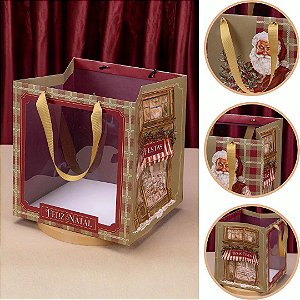 10 SACOLA MÉDIA COM VISOR 23X20X22 PRESENÇA 6232 (JANGO NATAL 2026)