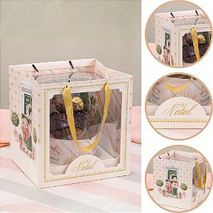 10 SACOLA MÉDIA COM VISOR 23X20X22 CUIDADO 6229 (JANGO NATAL 2026)