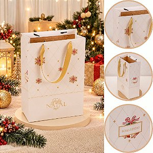 10 SACOLA PARA PRESENTE 30x20x10cm UNIÃO 6399 (JANGO NATAL 2026)