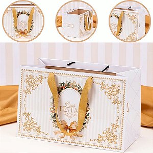 10 SACOLA RETANGULAR 16,5X13X26 ILUMINAR 6122 (JANGO NATAL 2026)
