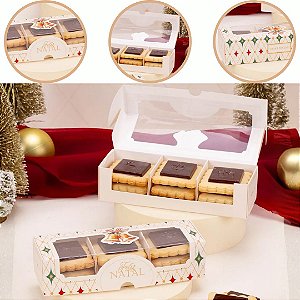 10 CAIXA COM VISOR PARA 9 BISCOITOS UNIÃO 6320 (JANGO NATAL 2026)