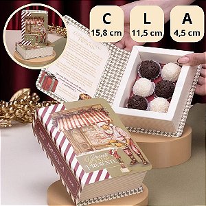 5 CAIXA LIVRO PARA 6 DOCES PRESENÇA 6165 (JANGO NATAL 2026)