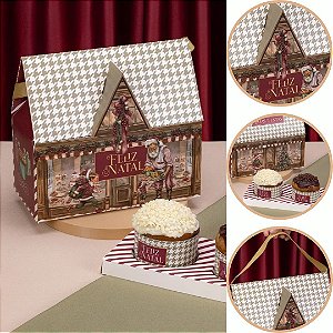 5 CASINHA COM ALÇAS PARA 2 MINI PANETONES PRESENÇA 6101 (JANGO NATAL 2026)
