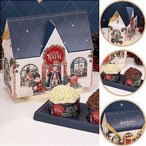 5 CASINHA COM ALÇAS PARA 2 MINI PANETONES MEMÓRIAS 6100 (JANGO NATAL 2026)