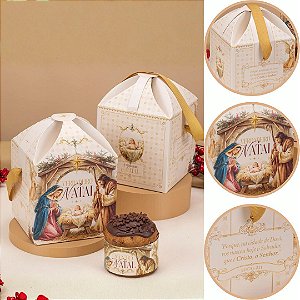 5 CAIXA COROA PARA MINI PANETONE VERDADEIRO NATAL 6471 (JANGO NATAL 2026)