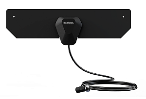Antena interna UHF/HDTV AI 1115 da Intelbras para recepção de sinais digitais e analógicos.
