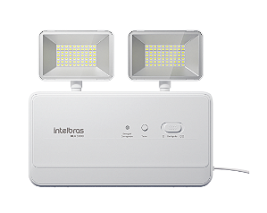 Bloco de iluminação de emergência BLA 3000 da Intelbras com 3000 lúmens e autonomia.