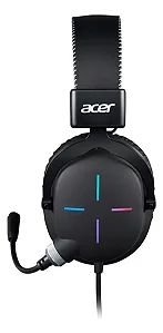 Headset Gamer Acer Nitro NHW200 Preto com Fio