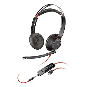 Headset HP Poly Blackwire 5220 Stereo USB-A/C Preto
