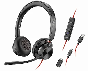 Headset HP Poly Blackwire 8225 Teams Stereo USB-A/C 8X225AA