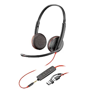 Headset HP Poly Blackwire C3225 USB-A/C