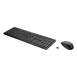 Kit Teclado e Mouse HP HPCM 235 Sem Fio Preto