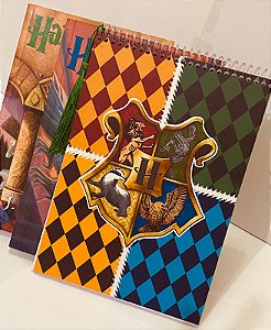 Planner Diário Capa dura em espiral - Harry Potter, One Pience, Gatinhos e arco iris