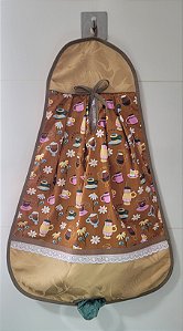 Puxa saco porta sacola plástica