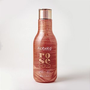 Shampoo Rose Gold 300ml - Hobety Profissional
