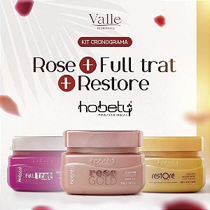 Cronograma Capilar Hobety - 300g ( hidratação, nutrição e reconstrução )