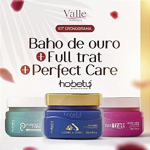 Cronograma Capilar Hobety - 300g ( hidratação, nutrição e reconstrução )
